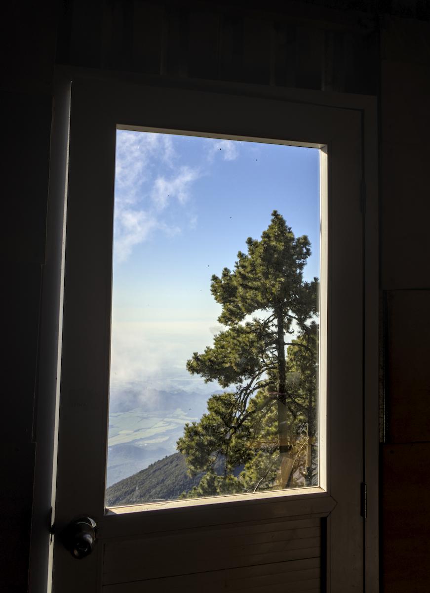 Cabin window view